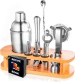 Cocktail Shaker Set  12-Piece Cocktail Making Set w/ 25 oz Stainless Steel Shake