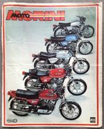 MOTO MORINI MOTORCYCLES LF Sales Brochure UNDATED 3½ Sport 3½ 500