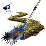 Cultivator Rotary Hand Soil Cultivator 4 Blades Heavy Duty Gardening Farming