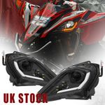 Led Headlights for Yamaha Raptor YFZ 450 450R 450X 700R YFM 250 350 700 w/ Turns