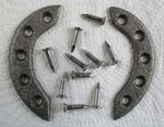 Set of British Army: Ammo Boot toe Plates (With Fixing Nails/Screws, Sizes 5-6)