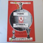 7/9/1974 Liverpool v Tottenham Programme