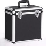 Vinyl Case LP Storage Box 12" Vinyl Storage Heavy Duty Record Case Lockable Box