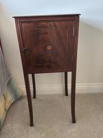 Georgian mahogany pot cupboard/bedside cabinet
