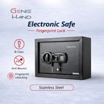 Biometric Fingerprint Safe Box Digital Keypad Genie Hand - Seller Pays Fees