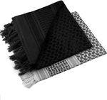 100% Soft Cotton Shemagh Scarf Arab Keffiyeh Military Desert Head Neck Wrap mask