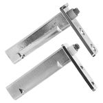 Replaceable Stainless Steel Freezer Hinge Professional Metal Door Hinge Silver