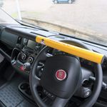 Milenco Commercial High Security Yellow Steering Wheel Lock Motorhome Van 0512