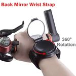 Bicycle Rearview Mirror Wristband Rear View Mirror Arm Back Mirror Wrist Strap