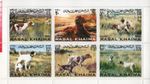 DOGS ILLUSTRATED MNH STAMP SHEETLET - YEAR UNKNOWN