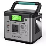SWAREY Portable Power Station S500 518Wh 230V/1000W Solar Power Generator Supply