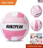 Soft Touch Volleyball Ball Gifts for Teen Girls Kids Youth Team Beginners Dur...
