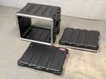 19" 8U Double End SKB Orange CA. Rack Mount Transport Flight Storage Case Box