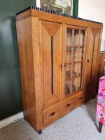 Oak Art Deco Display Cabinet