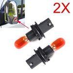 For Mercedes Sprinter W906 Vw Crafter Wing Mirror Indicator Lamps X2 Bulb Holder
