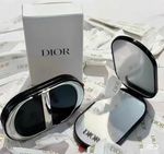 2026 Dior  CD Logo Makeup Mirror with Phone Holder Stand Dual Mirror 3M