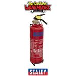 Sealey SDPE01 Dry Powder Fire Extinguisher 1kg