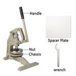  100cm² Round Sample Cutter Hand Pressure Disc Sampler Circular Sample Cutting