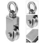 Stainless Steel Ladder Lift Pulley Silent Bearing Wear Resistant Ring