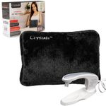 Rechargeable Electric Hot Water Bottle Bed Hand Warmer Massaging Cozy Heat Pad