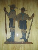 UK Scouting 1940's Wooden Advertising Logo from a Wooden Point of Sale Box