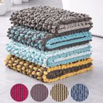 Large Bath Mat Thick Loops Quality Absorbent 50x80cm Premium Luxury Bathmat