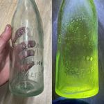 Vintage Groves & Whitnall Salford Brewery Manganese UV Embossed Bottle & Stopper