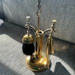 Vintage Fireside Companion Set with Pokers Brushes