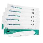 Saliva Drug Test Kit 6 Drugs - Cannabis(THC), Opiates, Cocaine, Benzos, And More