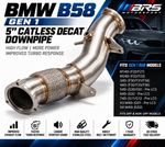 BMW B58 GEN 1 5 INCH Catless Decat Downpipe - M140i M240i 340i 440i 540i + MORE