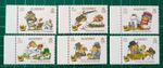ALDERNEY 2018 50TH ANNIV PUBLICATION THE WOMBLES BY ELISABETH BERESFORD SET OF 6
