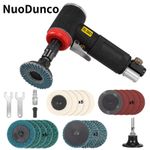 90° Degree Air Angle Die Grinder -1/4" Mini Pneumatic Polishing Carving Tool Kit