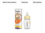 MEDELA CALMA Breastfeeding Bottle 150ml Baby Feeding Bottle for Mother's Milk