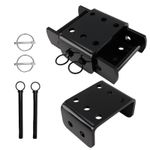 Black Tow Hitch Drop Plate fit for Land Rover Defender 4x4 Adjustable 3500kg