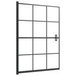 Shower Enclosure ESG Black Bathroom Shower Cabin Cabinet Multi Sizes vidaXL