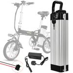 2 Ports SilverFish 24V 10Ah Lithium Battery 350W 500W Electric Bicycle Fuse BMS