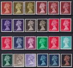 SG723-744 Set of 24 With Phosphor Varieties MNH Pre-decimal 1967 Machins