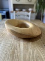 Millinery Wooden Hat Block Large Double Brim Saucer
