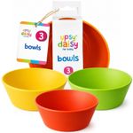 3-6 Baby Bowls Set Toddler Kids Weaning Feeding For Food Everyday Dinnerware