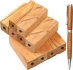 SrgPui 10 Pcs Pen Making Kit, 7mm Pre-Drilled Wood, DIY Pen Making Kit for