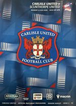 Carlisle United V  Scunthorpe United National League Programme 31-8-2026