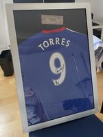 Fernando Torres Signed Chelsea 2011/12 Football Shirt Framed Display Original
