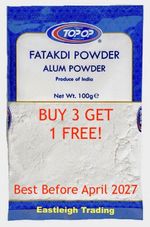 *BUY 3 GET 1 FREE* 1 X 100G PACK ALUM POWDER **NEW STOCK**