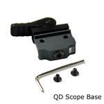 Tactical QD Scope Base Flashlight Mount For M300 M600 20mm Picatinny Rail Base