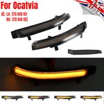 2x For Skoda Octavia MK2 1Z Superb B6 3T LED Dynamic Side Mirror Indicator Light