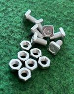 Genuine Elite Full Head Nuts & Bolts for Greenhouse – 11mm Long – x15