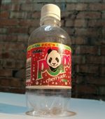 Vintage 1995 Panda Pops Cherryade Empty Plastic Bottle Soft Drink Prop Display