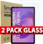 2 Pack 9H Tempered Glass Screen Protector For Lenovo Tab M11 (K11) 11" 2024