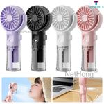 Handheld Mist Fan W/Water Humidifier Cooler Rechargeable Mini Hand Spray Fan NEW