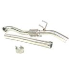 V2 EXHAUST FRONT DECAT DOWNPIPE for AUDI A3 8P 1.9 2.0 TDI 2003-2012 BKC BKD AZV